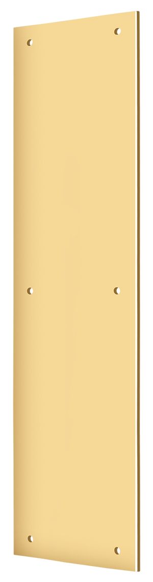 Deltana - Push Plate 3-1/2" x 15" - Lifetime Brass