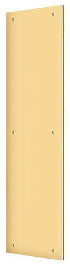 Deltana - Push Plate 3-1/2" x 15" - Lifetime Brass