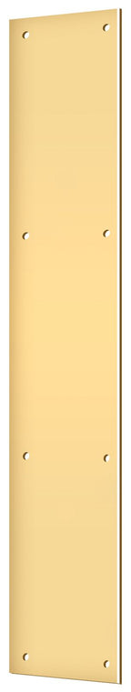 Deltana - Push Plate 3-1/2" x 20" - Lifetime Brass