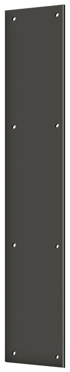 Deltana - Push Plate 3-1/2" x 20" - Oil Rubbed Bronze