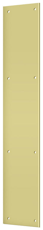 Deltana - Push Plate 3-1/2" x 20" - Bright Brass
