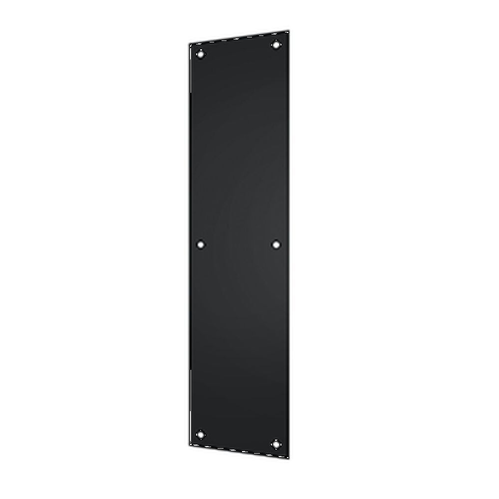 Deltana - Push Plate 4" X 16" S/S - Black