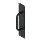 Deltana - Pull Plate with Handle 4" x 16" S/S - Black