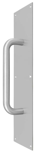 Deltana - Pull Plate with Handle 4" x 16" S/S - Satin Stainless Steel