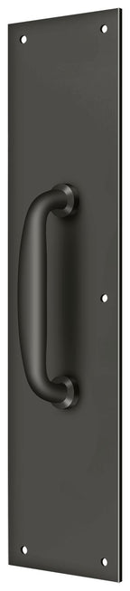 Deltana - Push Plate with Handle 3-1/2" x 15 " - Handle 5 1/2" - Oil Rubbed Bronze