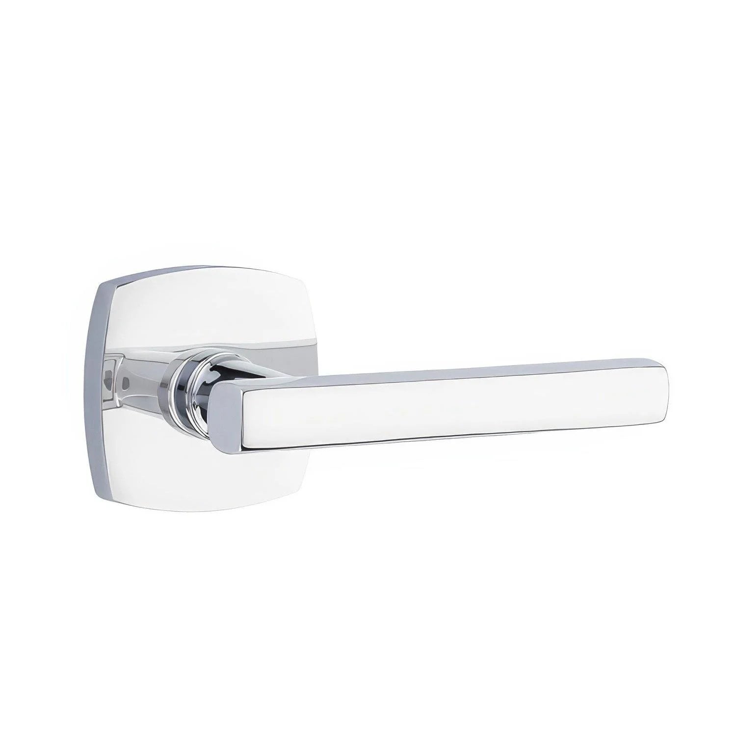 Emtek 5316FRLUS Freestone Lever  2-3/8" Backset Passage with Urban Modern Rose for 1-1/4" to 2" Door Finish