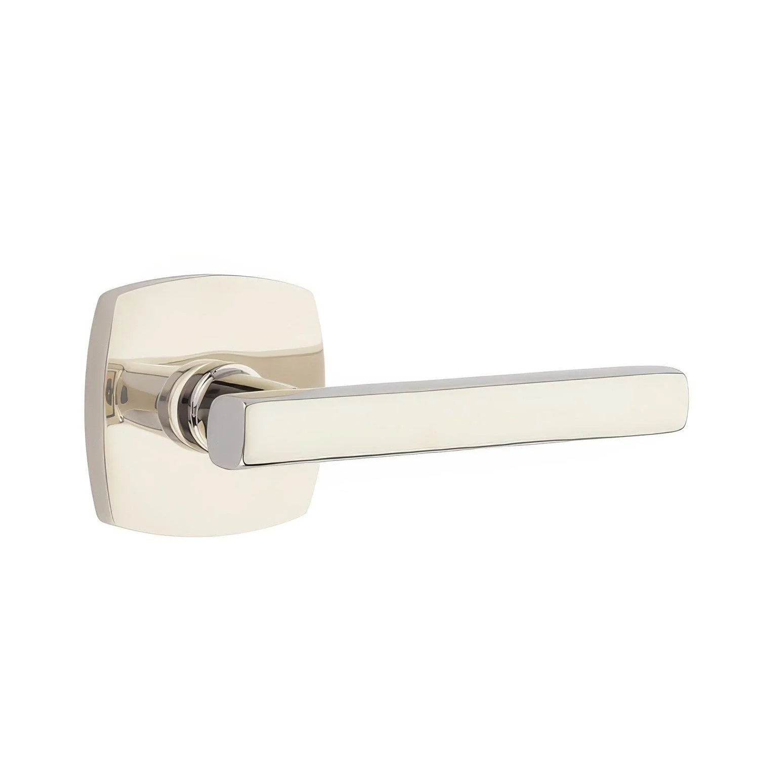 Emtek - Freestone Lever 2-3/8" Backset Passage with Urban Modern Rose for 1-1/4" to 2" Door - Oil Rubbed Bronze (Left Hand) Main image