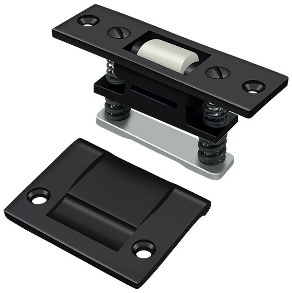 Deltana - Roller Catch; Heavy Duty - Black