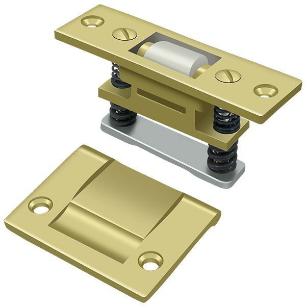 Deltana - Roller Catch; Heavy Duty - Bright Brass
