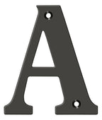 Deltana - 4" Residential Letter A - Oil Rubbed Bronze