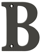 Deltana - 4" Residential Letter B - Oil Rubbed Bronze