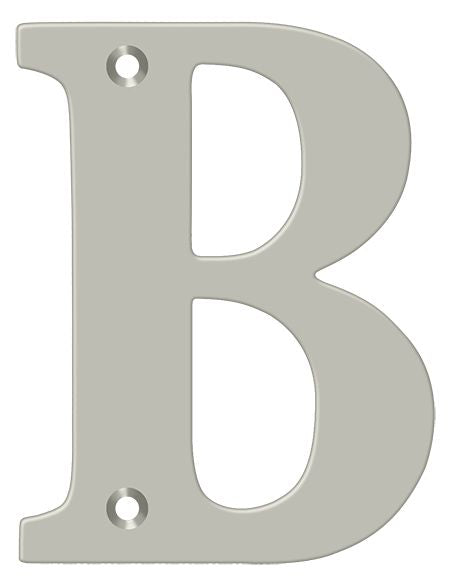 Deltana - 4" Residential Letter B - Satin Nickel