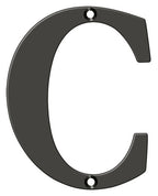 Deltana - 4" Residential Letter C - Oil Rubbed Bronze