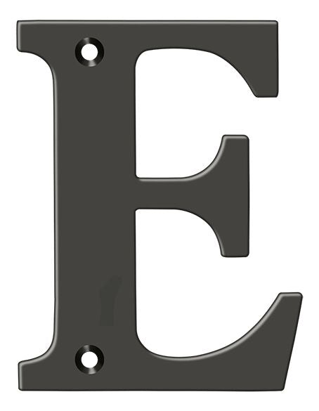 Deltana - 4" Residential Letter E - Oil Rubbed Bronze