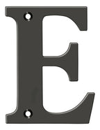 Deltana - 4" Residential Letter E - Oil Rubbed Bronze