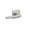 Emtek CS10003HLSS Helios Lever 2-3/8" Backset Passage with Square Rose For 1-3/8" to 1-3/4" Door Brushed Stainless Steel Finish