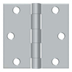 Deltana - 3" x 3" Square Hinge (Steel) - Satin Chrome