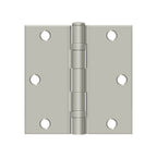 Deltana - 3-1/2" x 3-1/2" Square Corner Ball Bearing Hinge - Satin Nickel