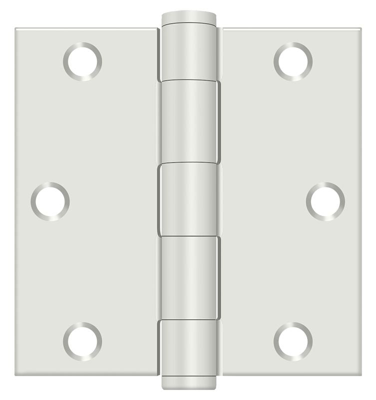 Deltana - 3-1/2" x 3-1/2" Square Hinge; Heavy Duty - White