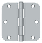 Deltana - 3-1/2" x 3-1/2" x 5/8" Radius Hinge; Residential Thickness - Satin Chrome