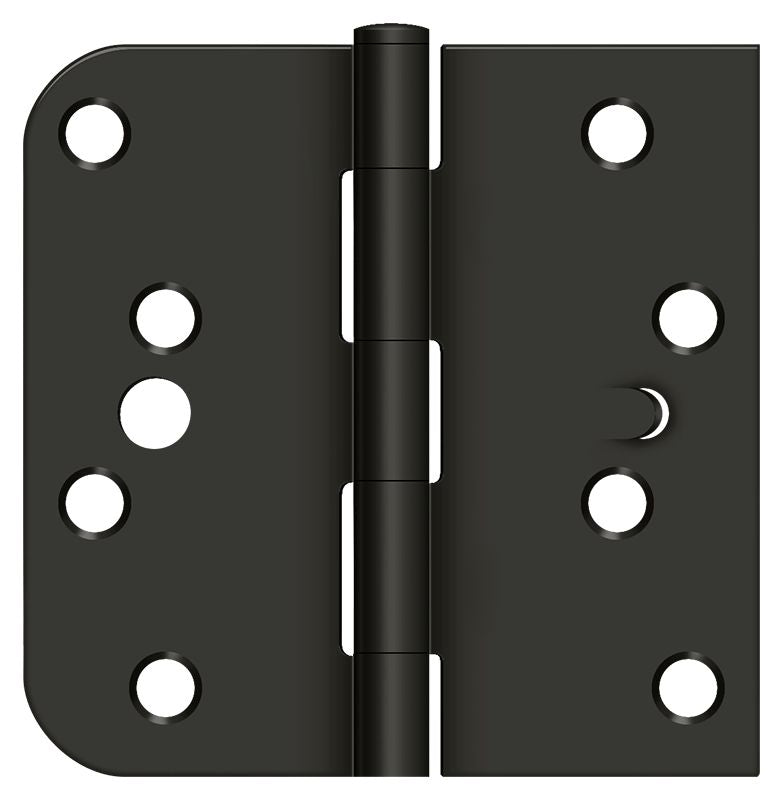 Deltana - Left Hand 4" x 4" x 5/8" x Square Hinge - Oil Rubbed Bronze