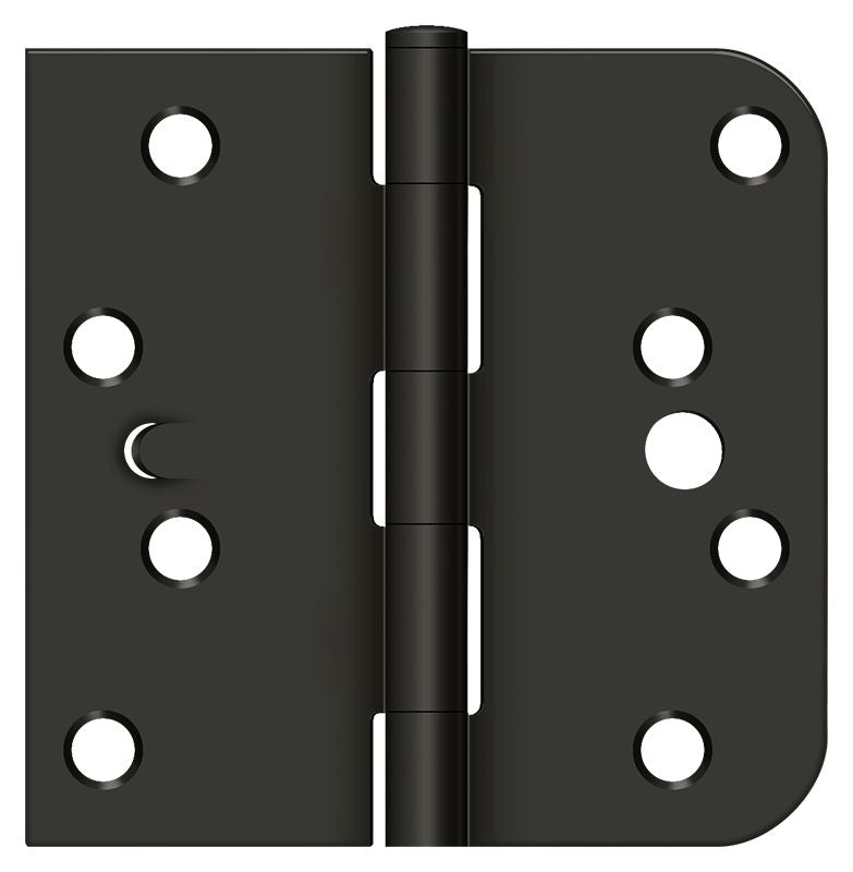 Deltana - Right Hand 4" x 4" x 5/8" x Square Hinge - Oil Rubbed Bronze