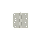 Deltana - Left Hand 4" x 4" x 5/8" x Square Hinge - Satin Nickel