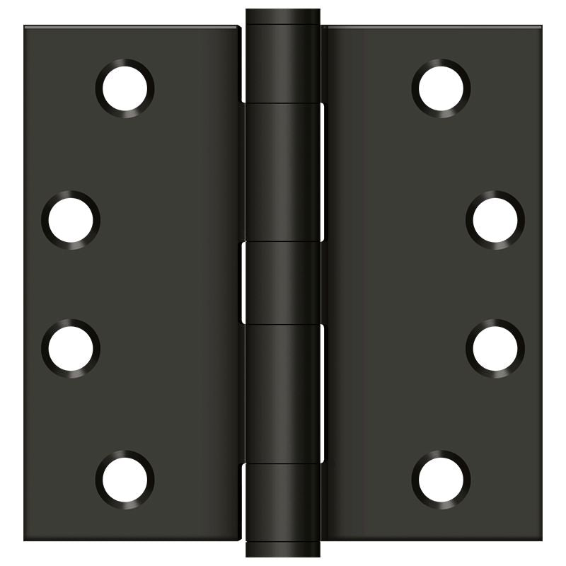 Deltana - 4" x 4" Square Hinge; Heavy Duty - Oil Rubbed Bronze