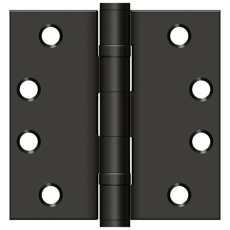 Deltana - 4" x 4" Square Hinge; Heavy Duty; Ball Bearings - Oil Rubbed Bronze