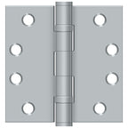 Deltana - 4" x 4" Square Hinge; Heavy Duty; Ball Bearings - Satin Chrome