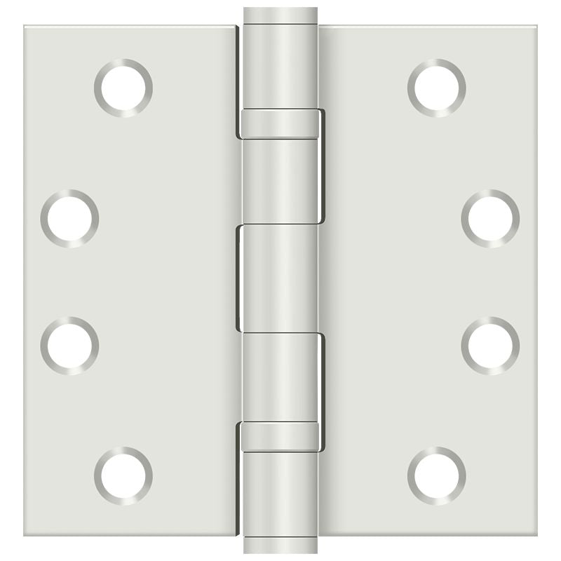 Deltana - 4" x 4" Square Hinge; Heavy Duty; Ball Bearings - White