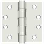Deltana - 4" x 4" Square Hinge; Heavy Duty; Ball Bearings - White