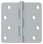 Deltana - 4" x 4" x 1/4" Radius Hinge - Satin Chrome