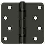 Deltana - 4" x 4" x 1/4" Radius Hinge; Ball Bearings - Oil Rubbed Bronze