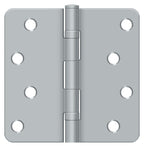 Deltana - 4" x 4" x 1/4" Radius Hinge; Ball Bearings - Satin Chrome