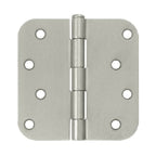 Deltana - 4" x 4" x 5/8" Radius Hinge (Steel) - Satin Nickel