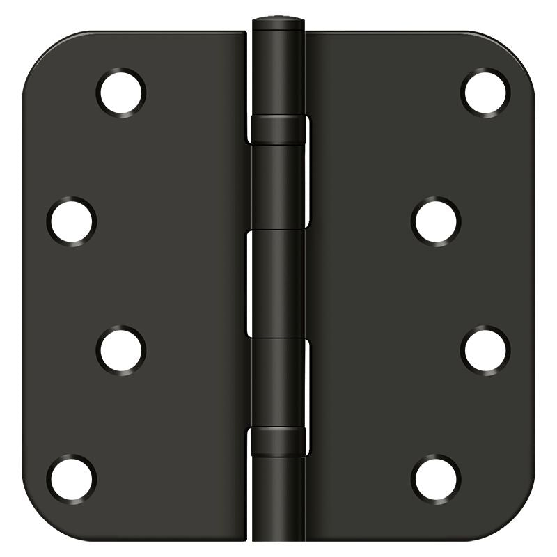 Deltana - 4" x 4" x 5/8" Radius Hinge; Ball Bearings - Oil Rubbed Bronze