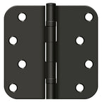 Deltana - 4" x 4" x 5/8" Radius Hinge; Ball Bearings - Oil Rubbed Bronze