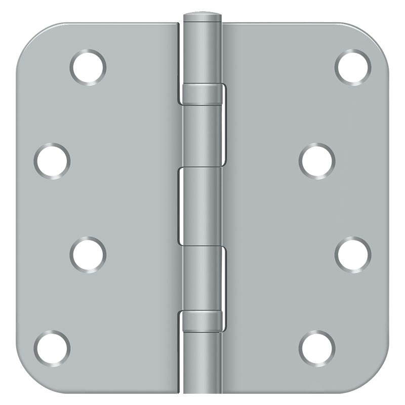 Deltana - 4" x 4" x 5/8" Radius Hinge; Ball Bearings - Satin Chrome