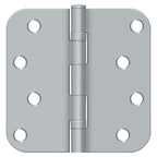 Deltana - 4" x 4" x 5/8" Radius Hinge; Ball Bearings - Satin Chrome
