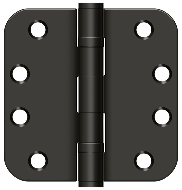 Deltana - 4" x 4" x 5/8" Radius Hinge; Heavy Duty; Ball Bearings - Oil Rubbed Bronze