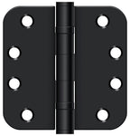 Deltana - 4" x 4" x 5/8" Radius Hinge; Heavy Duty; Ball Bearings - Flat Black