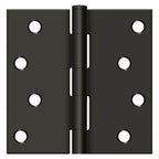 Deltana - 4" x 4" Square Hinge (Steel) - Oil Rubbed Bronze