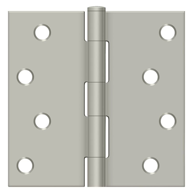 Deltana - 4" x 4" Square Hinge (Steel) - Satin Nickel