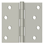 Deltana - 4" x 4" Square Hinge (Steel) - Satin Nickel