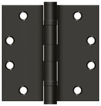 Deltana - 4-1/2" x 4-1/2" Square Hinge; Heavy Duty; Ball Bearings - Oil Rubbed Bronze