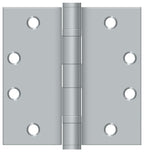 Deltana - 4-1/2" x 4-1/2" Square Hinge; Heavy Duty; Ball Bearings - Satin Chrome
