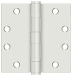 Deltana - 4-1/2" x 4-1/2" Square Hinge; Heavy Duty; Ball Bearings - White