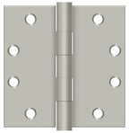 Deltana - 4-1/2" x 4-1/2" Square Hinge; Heavy Duty - Satin Nickel