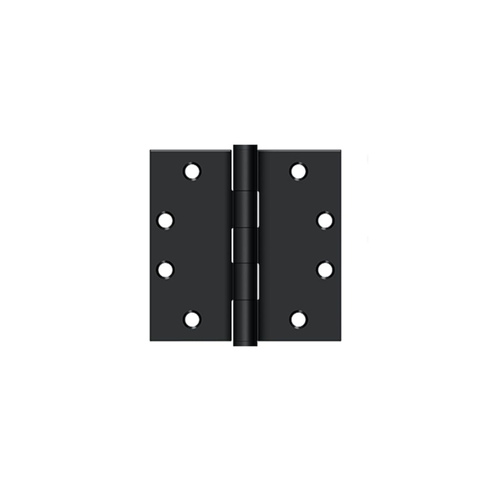Deltana - 4-1/2" x 4-1/2" Square Hinge; Heavy Duty - Paint Black